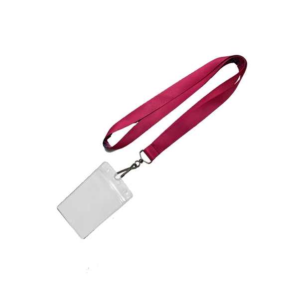 1" Lanyard & 3" x 4" PVC Badge Holder Set