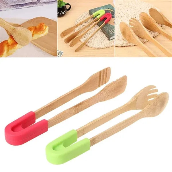 Bamboo Kitchen BBQ Food Tongs