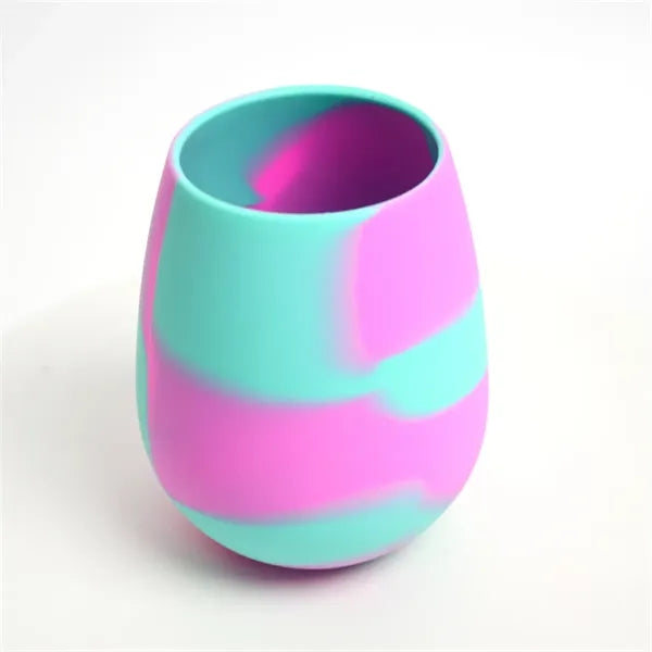 Tie Dye Silicone Wine Glasses 12oz