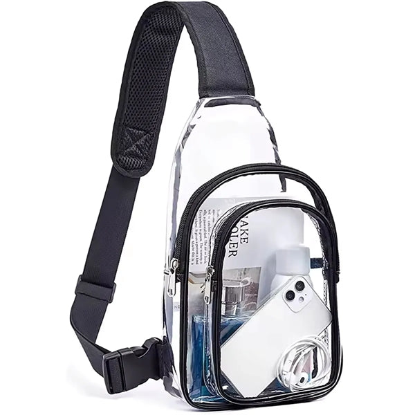 Stadium Waterproof Clear Crossbody Chest Bag