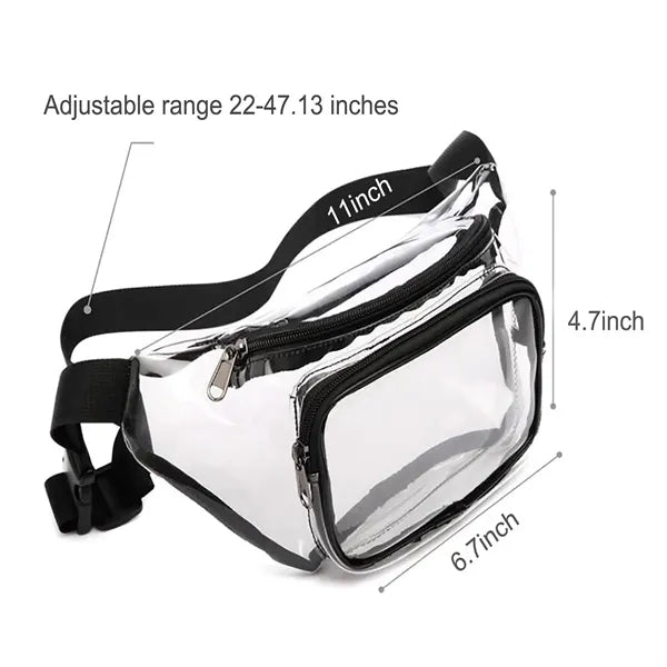 Stadium Adjustable Clear Waterproof Waist Bag