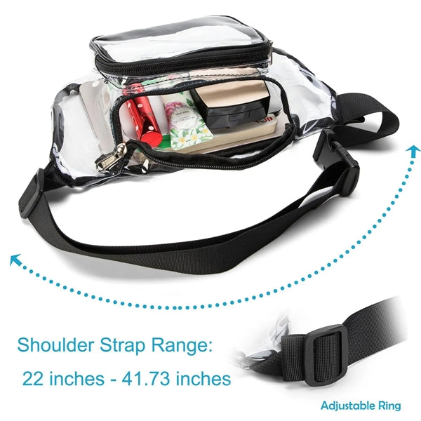 Stadium Adjustable Clear Waterproof Waist Bag
