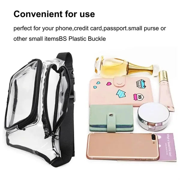 Stadium Adjustable Clear Waterproof Waist Bag