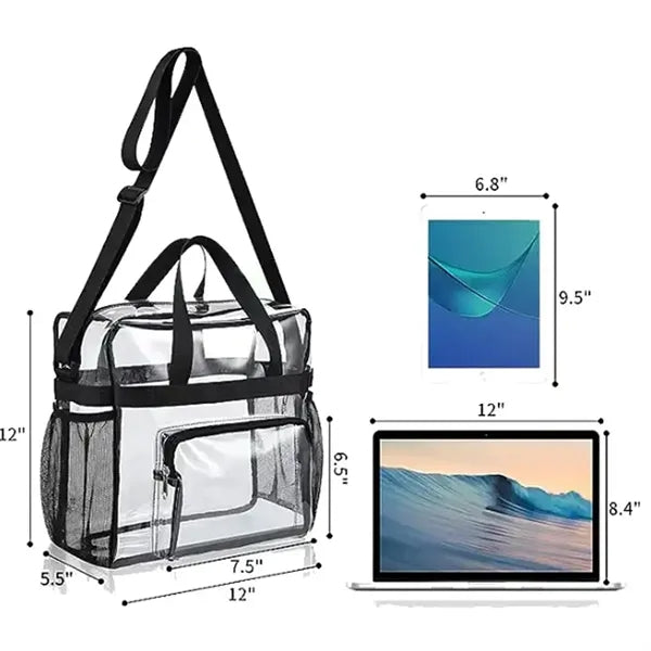 Stadium Clear Waterproof Crossbody with Adjustable Strap