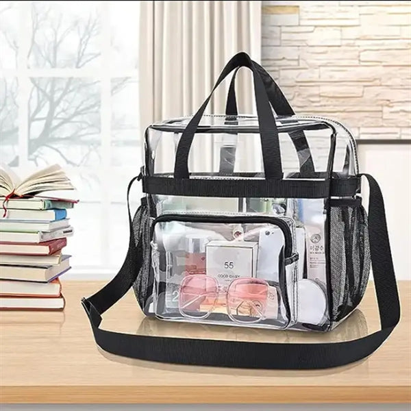 Stadium Clear Waterproof Crossbody with Adjustable Strap