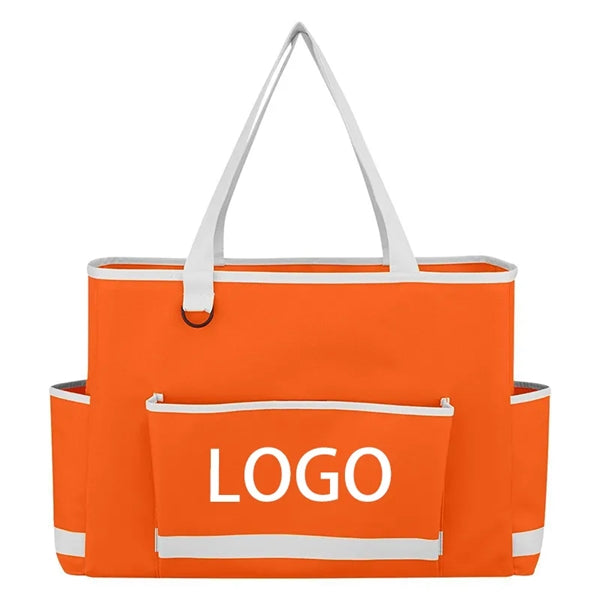 Tri-Pocket Tote Bag