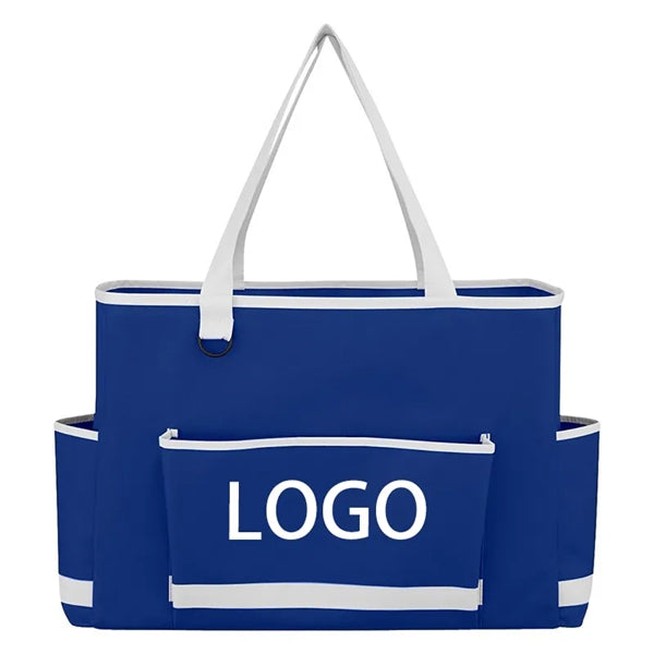 Tri-Pocket Tote Bag