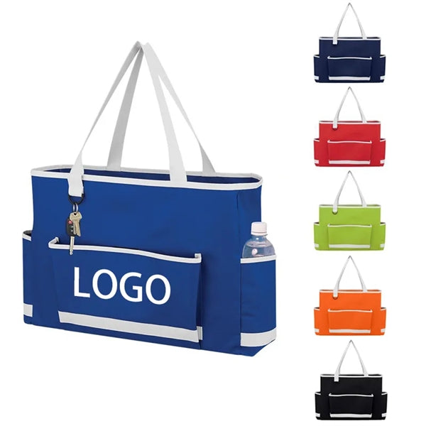 Tri-Pocket Tote Bag