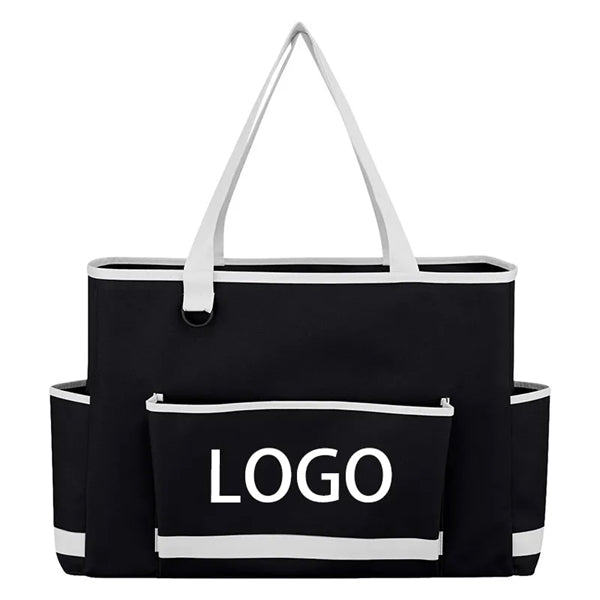 Tri-Pocket Tote Bag