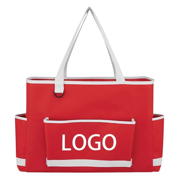 Tri-Pocket Tote Bag