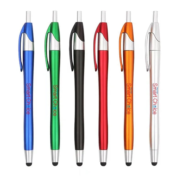 2-in-1 Stylus Pens for Touch Screens, Durable Plastic Body