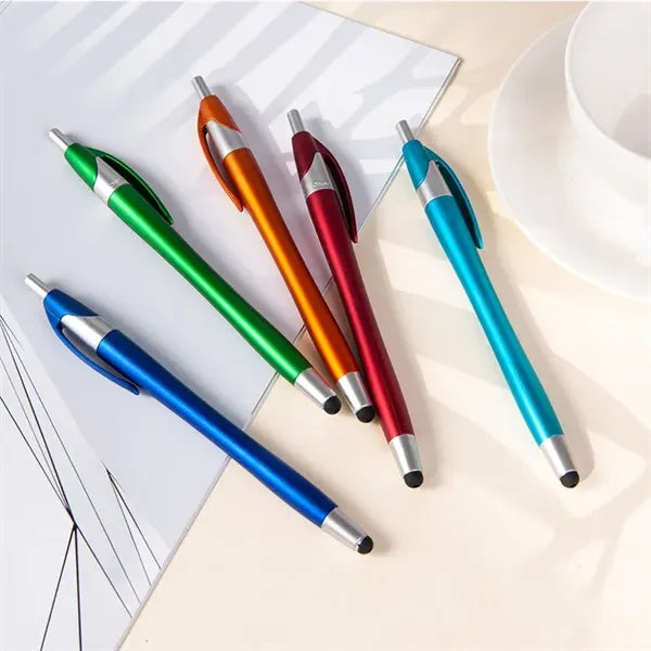 2-in-1 Stylus Pens for Touch Screens, Durable Plastic Body