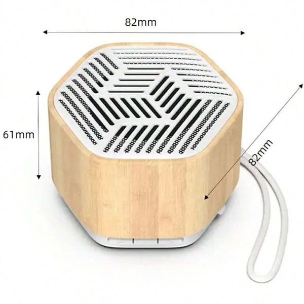 Portable Bamboo Wood Bluetooth Speaker Devices