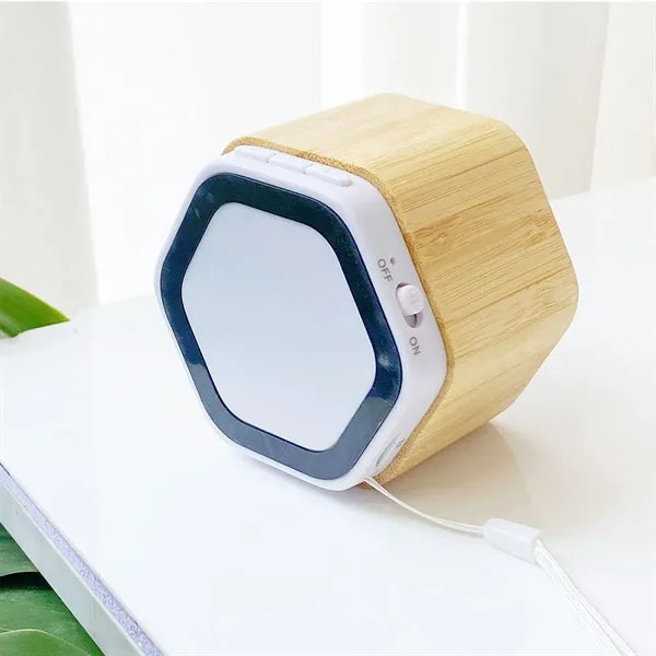 Portable Bamboo Wood Bluetooth Speaker Devices