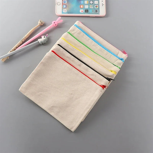 Canvas Storage Bag Pencil Pouch