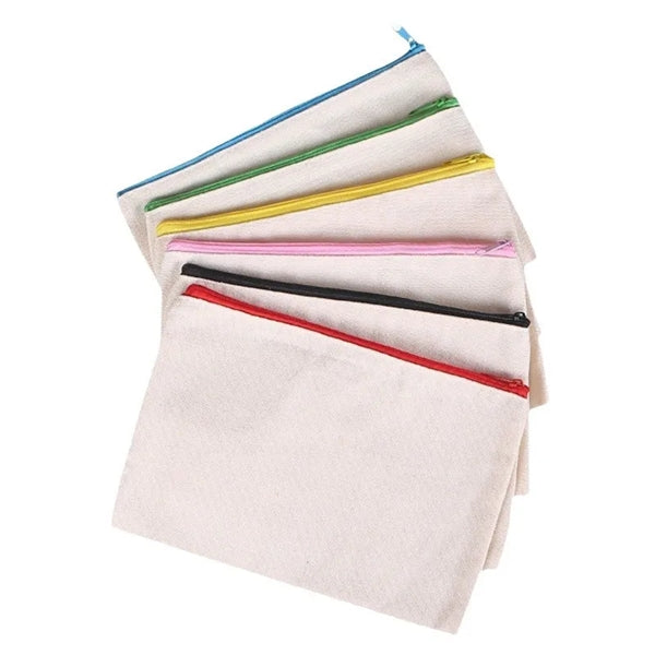 Canvas Storage Bag Pencil Pouch