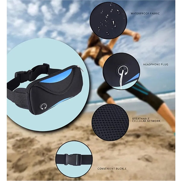 Running Belt Waterproof Waist Pack