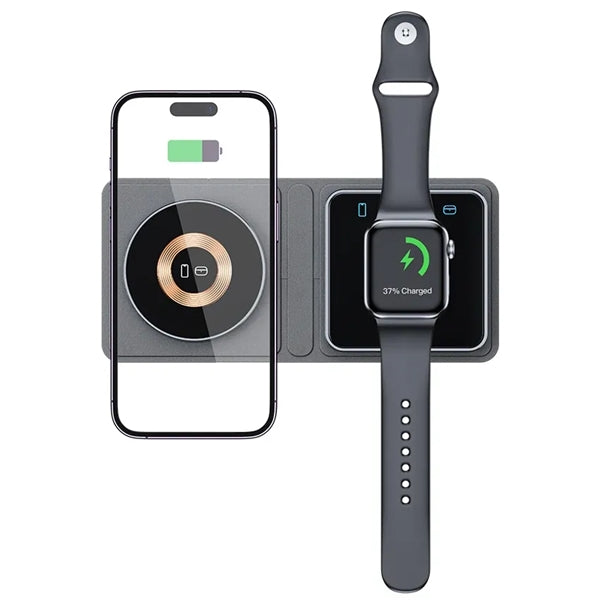 Mini Magnetic 2 in 1 Wireless Charger
