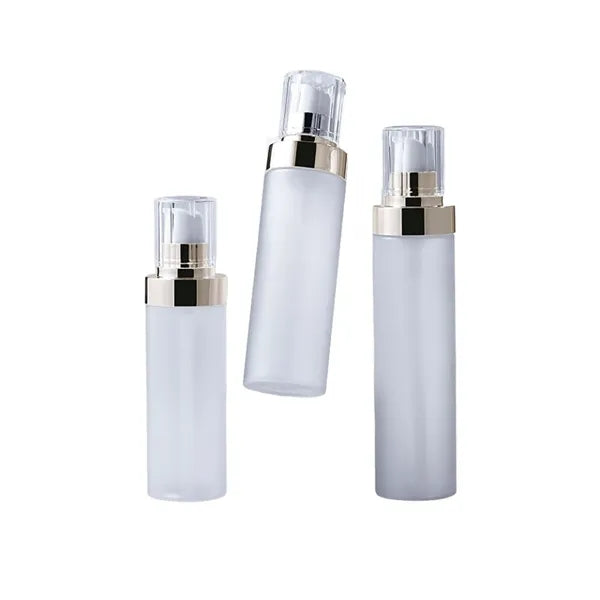 3.4oz. Frosted Lotion Bottles w/ Pump