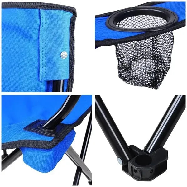 Camping Folding Chair with Carrying Bag (265 lbs Capacity)