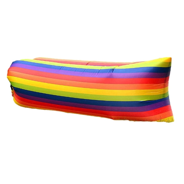 Rainbow Spectrum Inflatable Lounger Customizable Air Sofa