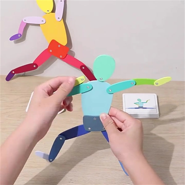 Human Body Matching Puzzle Toy