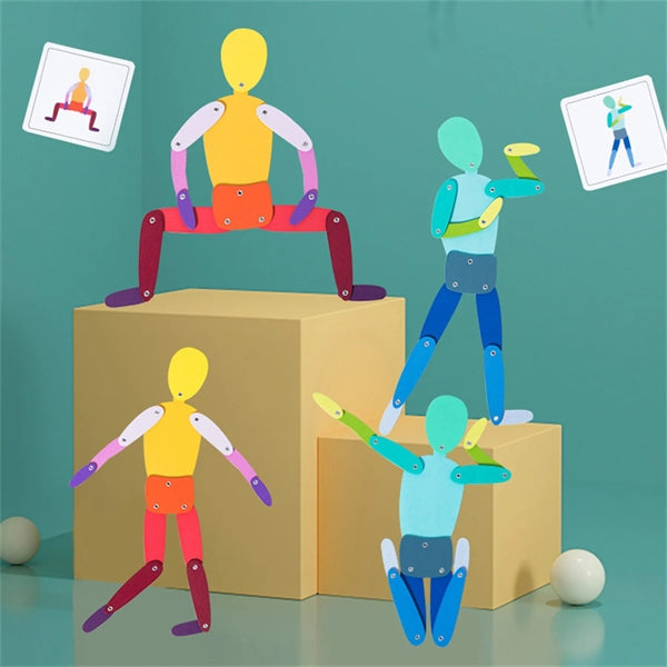 Human Body Matching Puzzle Toy