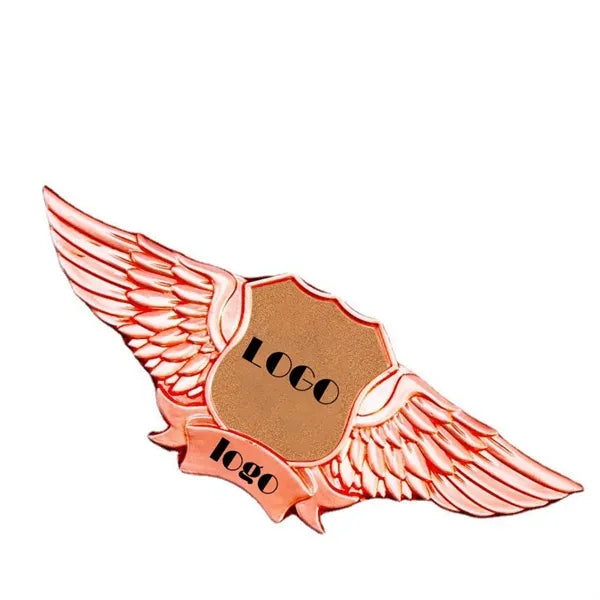Senior Metal 3D Angel Wings Badge Pins