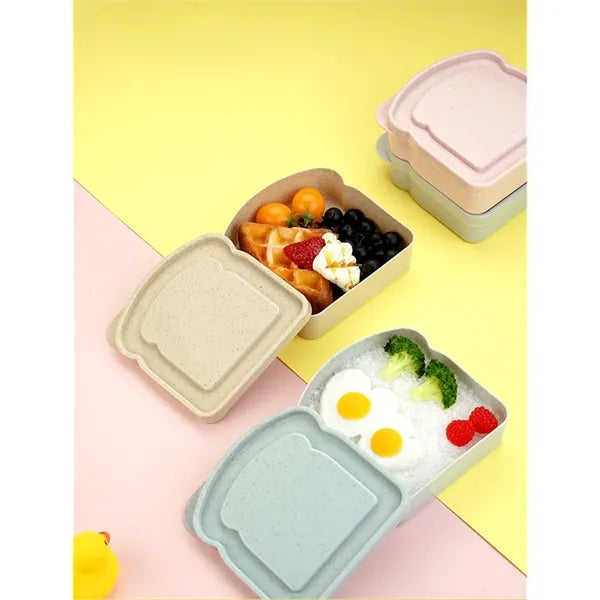 Wheat Straw Portable Lunch Box
