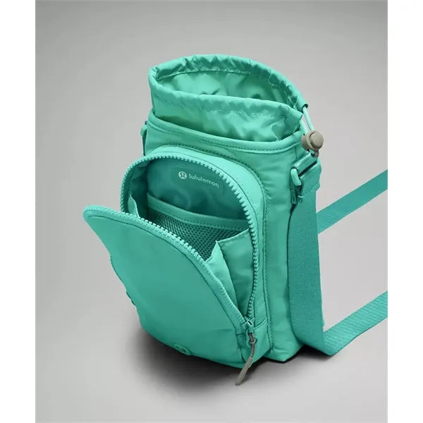 Water Bottle Crossbody with Front Pocket