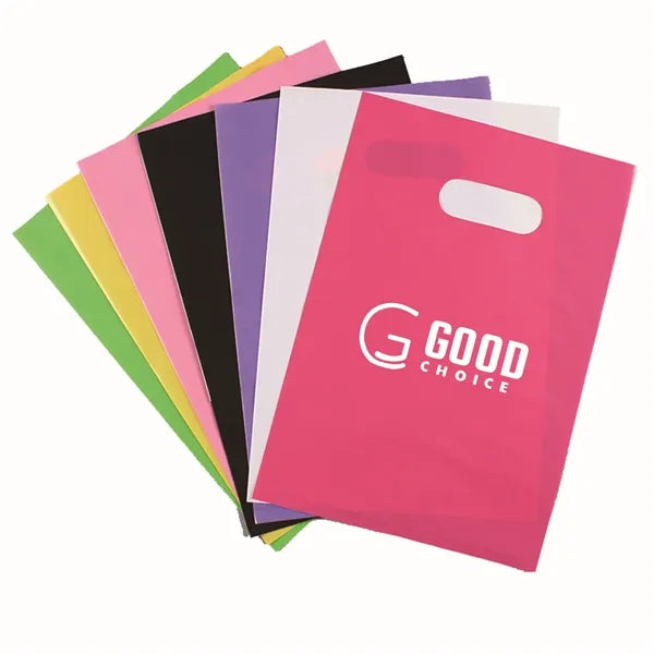 Plastic Cut-Out Handle Tote Bag