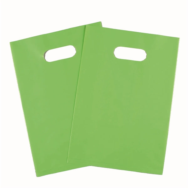 Plastic Cut-Out Handle Tote Bag
