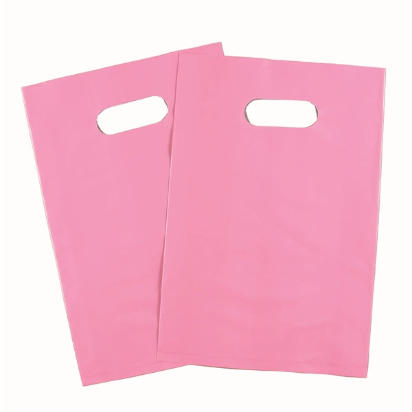 Plastic Cut-Out Handle Tote Bag