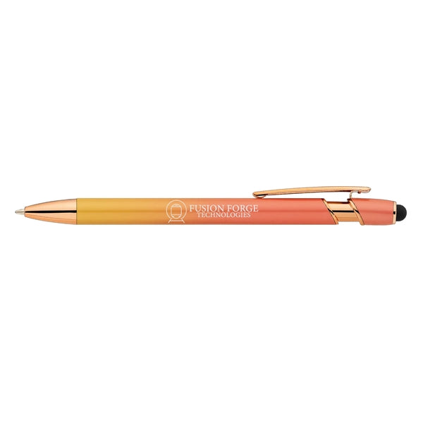 Orbita Ombre Rose Gold Metal Pen (Engraved Imprint)