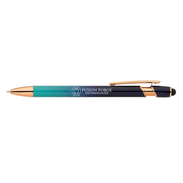 Orbita Ombre Rose Gold Metal Pen (Engraved Imprint)