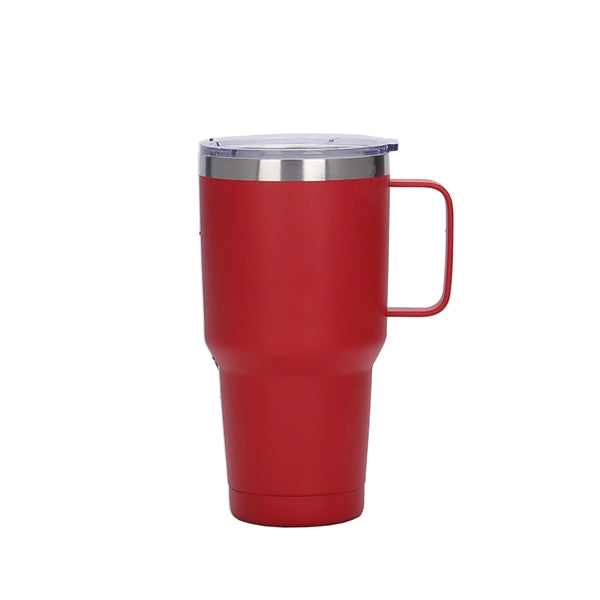 30 oz Vacuum Insulation Travel Tumbler with Handle
