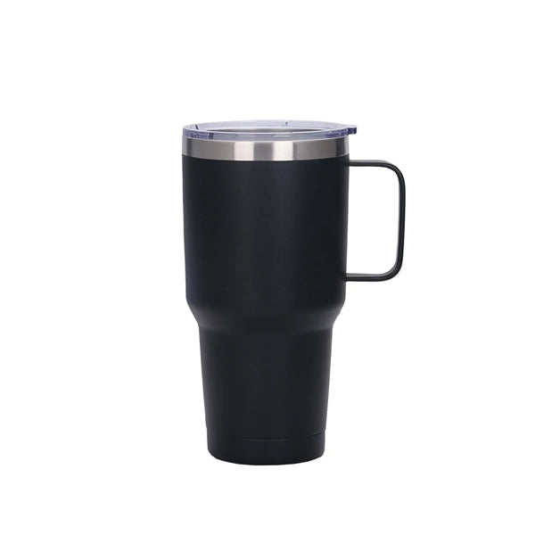 30 oz Vacuum Insulation Travel Tumbler with Handle