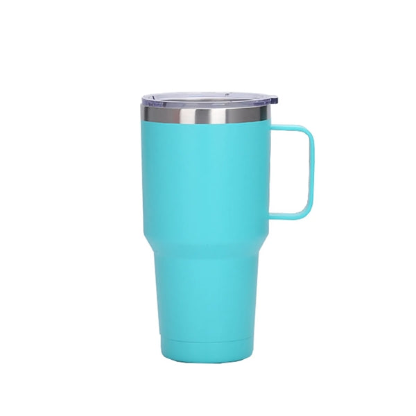 30 oz Vacuum Insulation Travel Tumbler with Handle