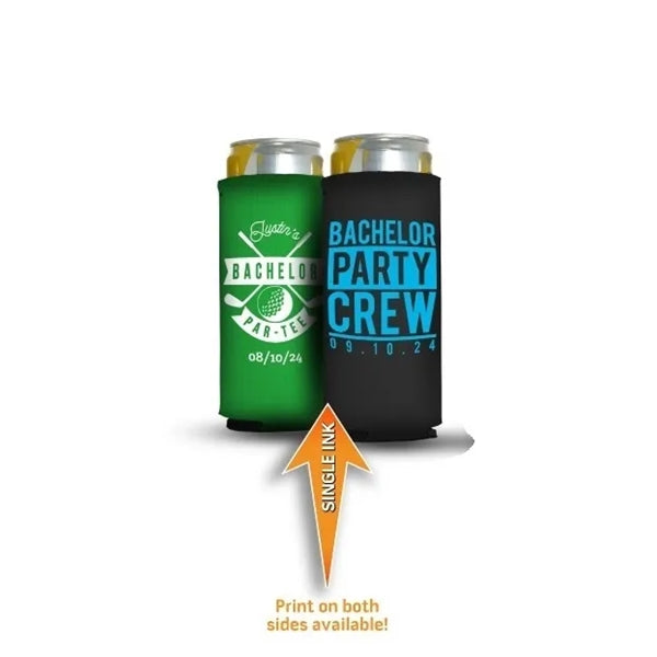 Single Ink 12oz Neoprene Tall Slim Can Coolie