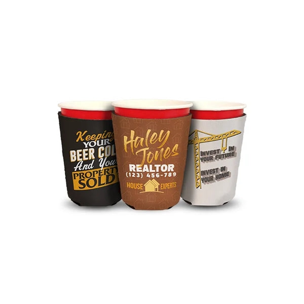Full Color Solo Cup With Botton Coolie
