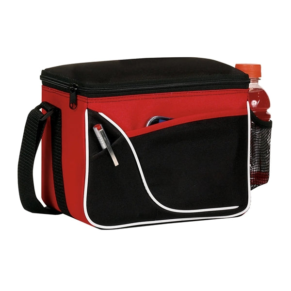 Two-Tone 6 Can Insulated Cooler Bag