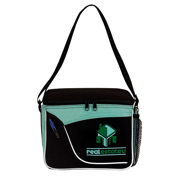 Two-Tone 6 Can Insulated Cooler Bag