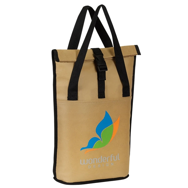 Roll Over Insulated Cooler Wine Tote