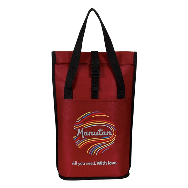 Roll Over Insulated Cooler Wine Tote
