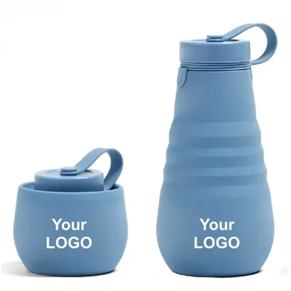17oz Silicone Foldable Water Bottle
