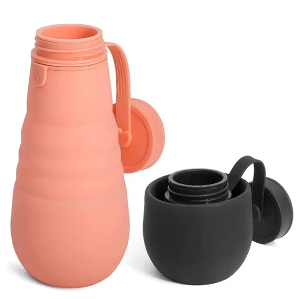 17oz Silicone Foldable Water Bottle