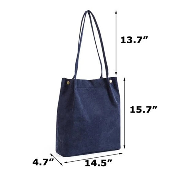 Corduroy Tote Bag