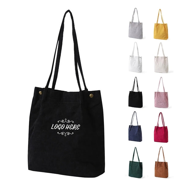 Corduroy Tote Bag