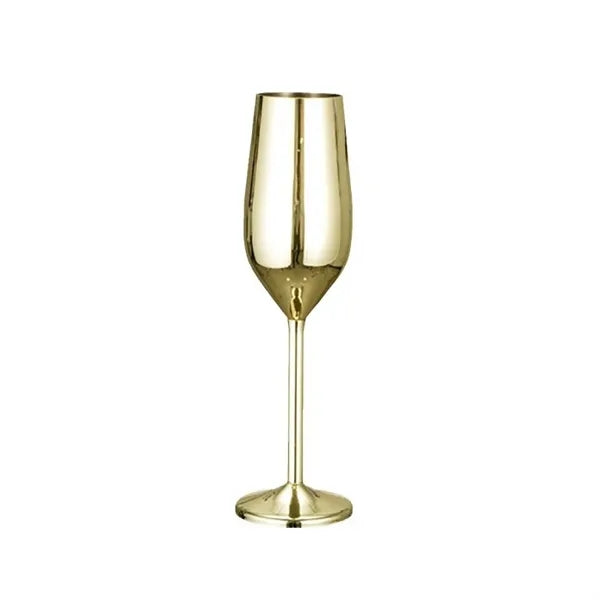 Stainless Steel Champagne Flute Goblet Wine Cup