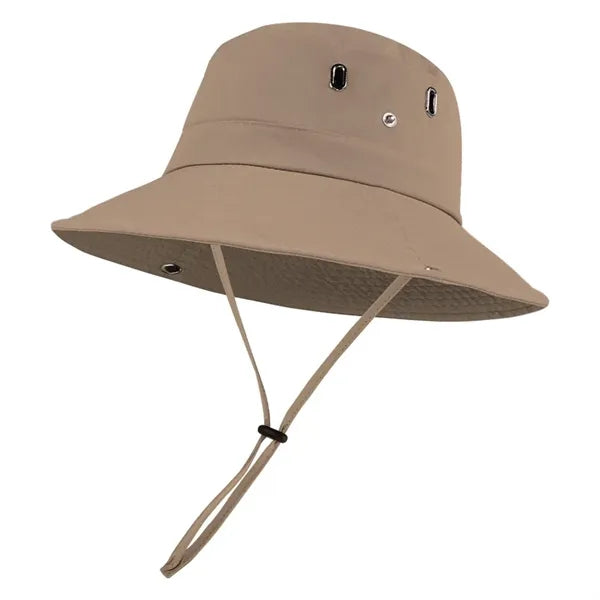 Full Color Imprint Outdoor Fishing Wide Brim Sun Bucket Hat